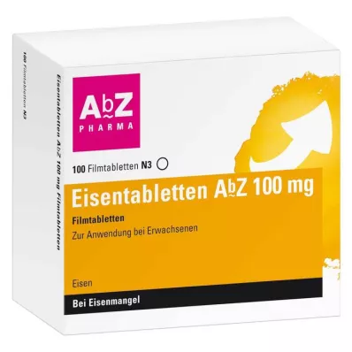 EISENTABLETTEN AbZ 100 mg compresse rivestite con film, 100 pz EISENTABLETTEN AbZ 100 mg compresse rivestite con film, 100 pz