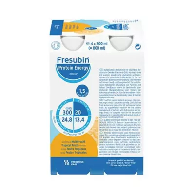 Fresubin Protein Energy Drink Multifrutta Tr.Fl., 4X200 ml