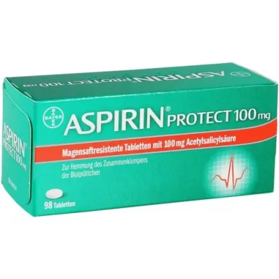 ASPIRIN Protect 100 mg compresse rivestite con enterici, 98 pz