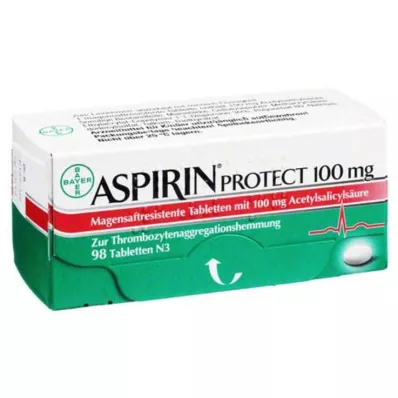 ASPIRIN Protect 100 mg compresse rivestite con enterici, 98 pz