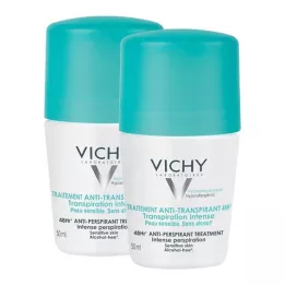 VICHY DEO Roll-on Antitraspirante 48h Twin Pack, 2X50 ml