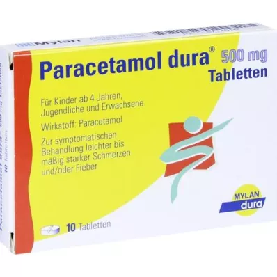 PARACETAMOL dura 500 mg compresse, 10 pz