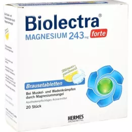 BIOLECTRA Magnesio 243 mg forte Limone Br. tbl, 20 pz