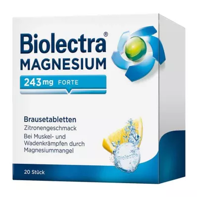 BIOLECTRA Magnesio 243 mg forte Limone Br. tbl, 20 pz BIOLECTRA Magnesio 243 mg forte Limone Br. tbl, 20 pz