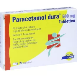 PARACETAMOL dura 500 mg compresse, 20 pz