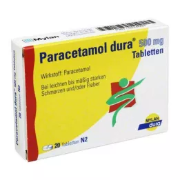 PARACETAMOL dura 500 mg compresse, 20 pz