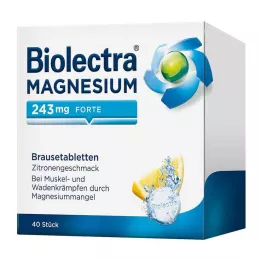 BIOLECTRA Magnesio 243 mg forte Limone Br. tbl, 40 pz