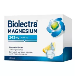 BIOLECTRA Magnesio 243 mg forte Limone Br. tbl, 60 pz