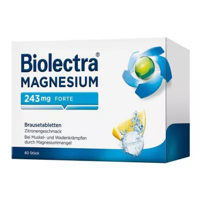BIOLECTRA Magnesio 243 mg forte Limone Br. tbl, 60 pz BIOLECTRA Magnesio 243 mg forte Limone Br. tbl, 60 pz