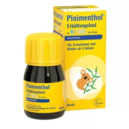 PINIMENTHOL Bagno freddo per bambini a partire dai 2 anni Eucalipto, 30 ml