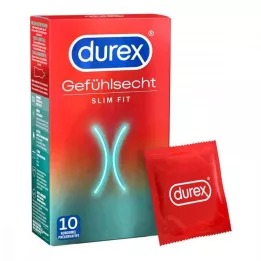 DUREX Preservativi Sensitive Slim Fit, 10 pezzi