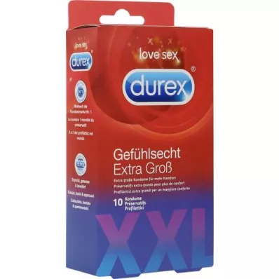 DUREX Preservativi Sensitive extra large, 10 pezzi