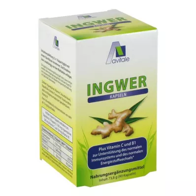 INGWER 500 mg capsule+vitamina B1+C, 90 pz INGWER 500 mg capsule+vitamina B1+C, 90 pz