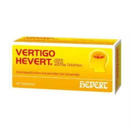 VERTIGO HEVERT SL Compresse, 40 pz