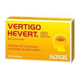 VERTIGO HEVERT SL Compresse, 40 pz