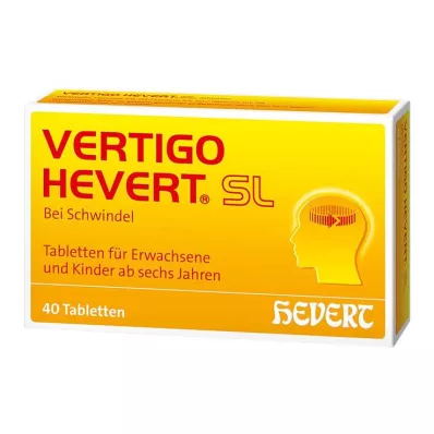 VERTIGO HEVERT SL Compresse, 40 pz