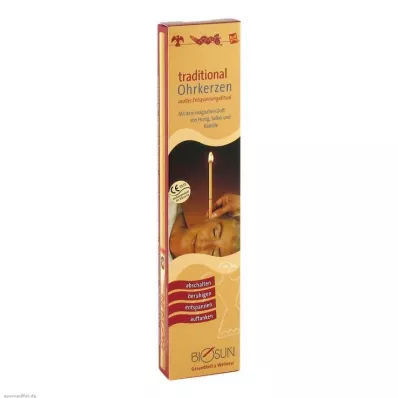 BIOSUN Candele per orecchie tradizionali, 2 pezzi