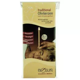 BIOSUN Candele per orecchie tradizionali, 10 pezzi
