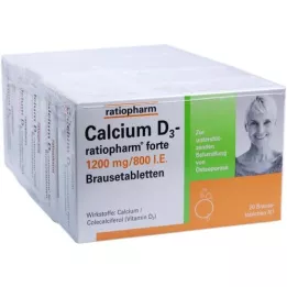 CALCIUM D3-ratiopharm forte compresse effervescenti, 100 pz