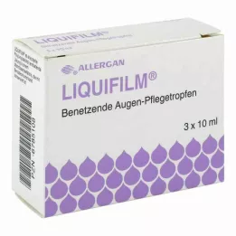 LIQUIFILM Gocce umettanti per la cura degli occhi, 3X10 ml