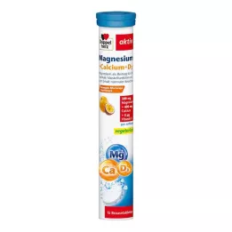 DOPPELHERZ Magnesio+Calcio+D3 Compresse effervescenti, 15 pz