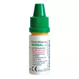 GLUCO TEST Soluzione di controllo plus normale, 4 ml