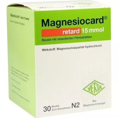 MAGNESIOCARD bustina di retard 15 mmol con pellicola rettabl., 30 pz