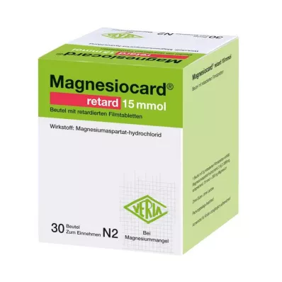 MAGNESIOCARD bustina di retard 15 mmol con pellicola rettabl., 30 pz