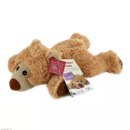 WÄRME STOFFTIER Orso William sdraiato marrone chiaro, 1 pz