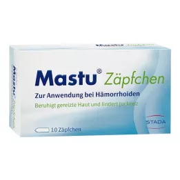 MASTU Supposta per emorroidi, 10 pezzi