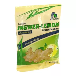 INGWER LEMON Caramelle+Vitamina C, 75 g