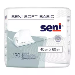 SENI Cuscino di protezione per letto Soft Basic 40x60 cm, 30 pezzi