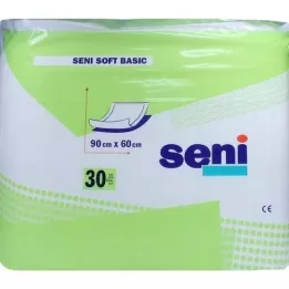 SENI Cuscino di protezione per letto Soft Basic 60x90 cm, 30 pezzi