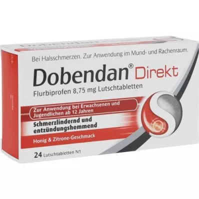 DOBENDAN Flurbiprofene diretto 8,75 mg in pastiglie, 24 pz