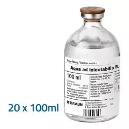 AQUA AD injectabilia soluzione iniettabile, 20X100 ml