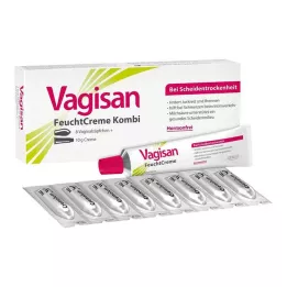 VAGISAN MoistCream Combi 8 ovuli+10 g di crema, 1 p