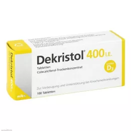 DEKRISTOL 400 compresse I.E., 100 pz
