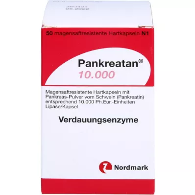 PANKREATAN 10.000 capsule rigide rivestite di enterico, 50 pz