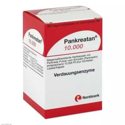 PANKREATAN 10.000 capsule rigide rivestite di enterico, 50 pz