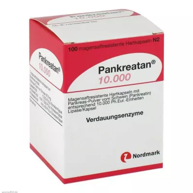 Pankreatan 10.000 capsule gastroresistenti, 100 pezzi Pankreatan 10.000 capsule gastroresistenti, 100 pezzi
