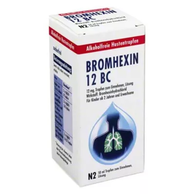 BROMHEXIN 12 BC Gocce orali, 50 ml