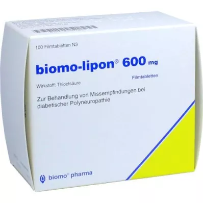 BIOMO-lipon 600 mg compresse rivestite con film, 100 pz