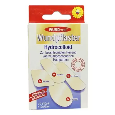 WUNDPFLASTER Idrocolloide 4 misure, 10 pezzi WUNDPFLASTER Idrocolloide 4 misure, 10 pezzi