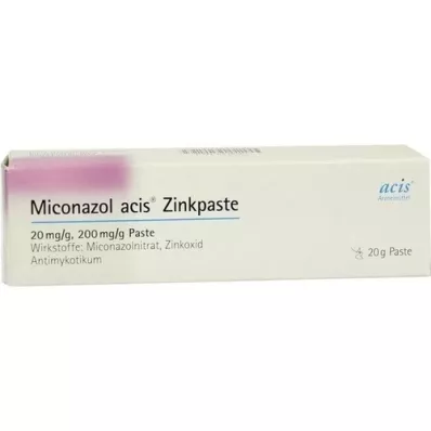MICONAZOL pasta di zinco acis, 20 g