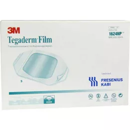 TEGADERM Pellicola 6x7 cm 1624NP, 5 pezzi