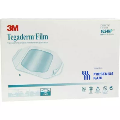 TEGADERM Pellicola 6x7 cm 1624NP, 5 pezzi