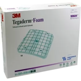 TEGADERM Medicazione in schiuma FK 8,8x8,8 cm 90604, 10 pz