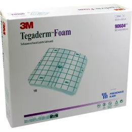 TEGADERM Medicazione in schiuma FK 8,8x8,8 cm 90604, 10 pz