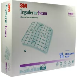 TEGADERM Medicazione in schiuma FK 10x10 cm 90601, 10 pz