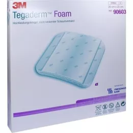 TEGADERM Medicazione in schiuma FK 20x20 cm 90603, 5 pz